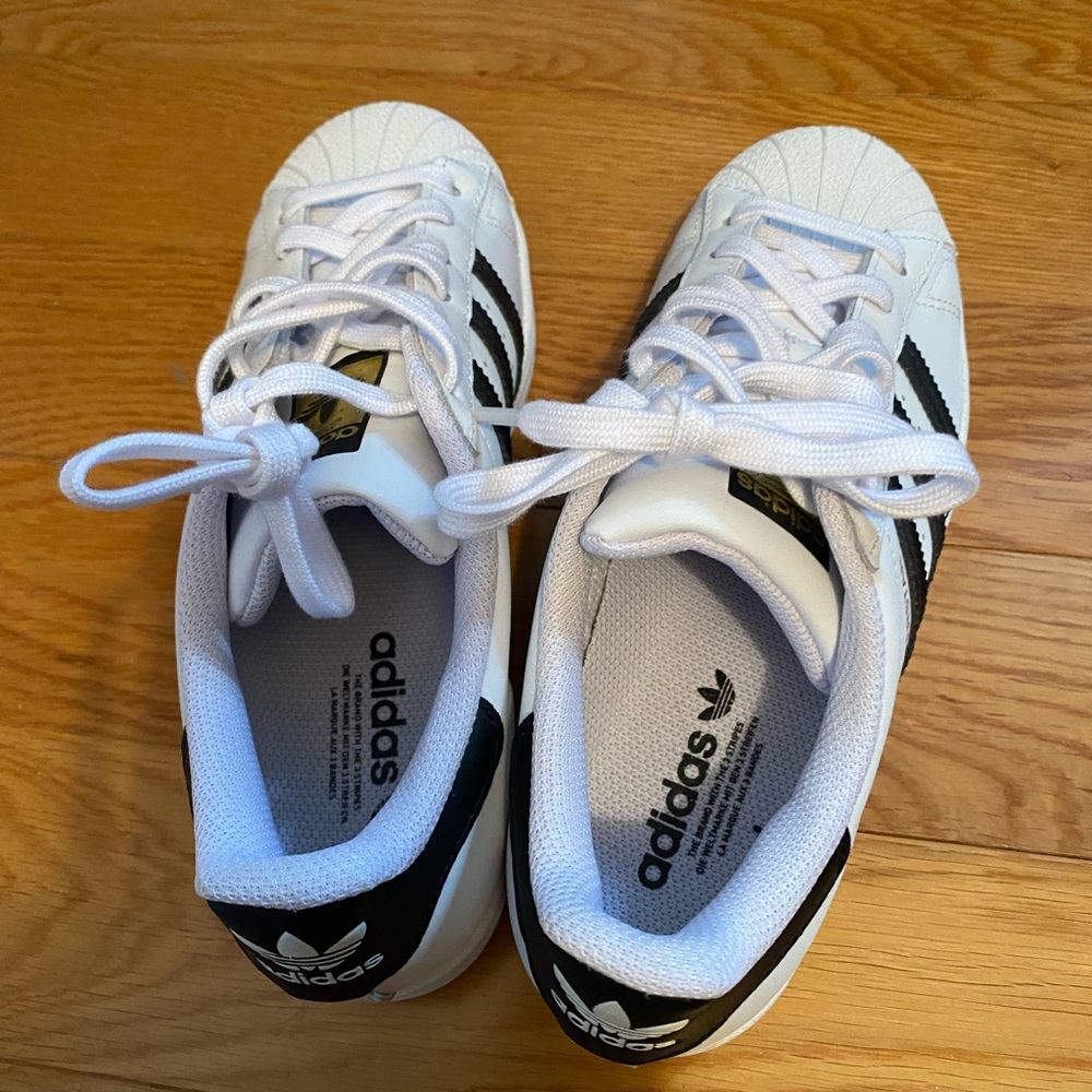 Adidas Woman White and Black Sneakers